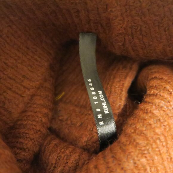 Kuhl Sienna Sweater 4411 Womens Turtleneck Cherrywood Long Sleeve Knit Pullover - Picture 5 of 9